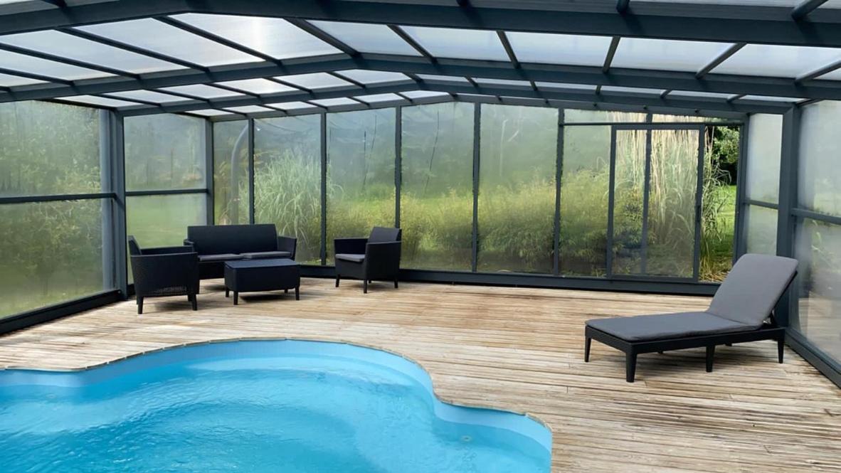 Chalet Des Fees - Piscine Crozon Extérieur photo