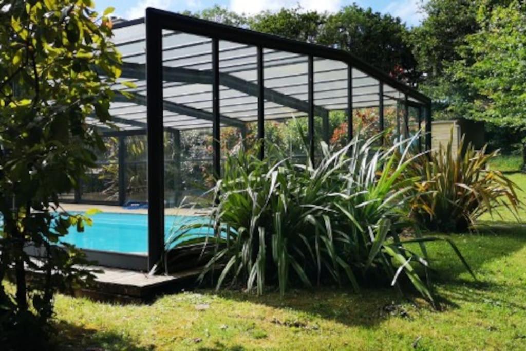 Chalet Des Fees - Piscine Crozon Extérieur photo